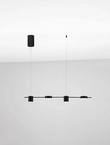 Minimalistcký LED luster Riaz čierna 20W