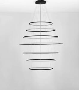 Moderný LED luster Maelo čierna 120