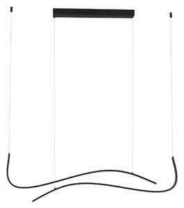 Minimalistcký LED luster Brio čierna 104