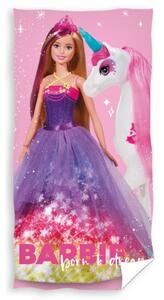 Detská osuška Barbie a Jednorožec 70x140 cm