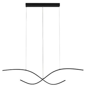 Minimalistcký LED luster Brio čierna 115