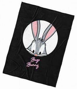 Mikroplyšová deka Bugs Bunny Black Art 150x200 cm