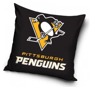 Vankúšik NHL PITTSBURGH PENGUINS BLACK 40x40 cm
