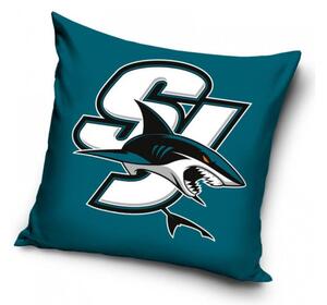 Vankúšik NHL SAN JOSE SHARKS SJ BLUE 40x40 cm