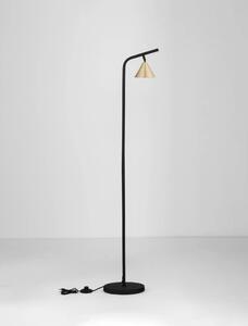 Dizajnová stojaca lampa Conico Zlatá