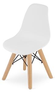 Dekorstudio Detská dizajnová stolička ENZO biela Počet stoličiek: 1ks