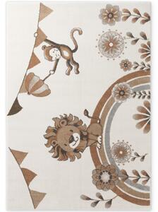 Koberec Villeroy & Boch BOHO KIDS Roar like a Lion Summer Party krémový