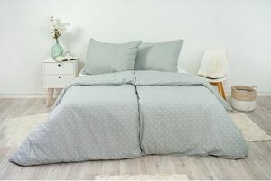 Stanex obliečky Sivé bodky 100% Bavlna 140x200/70x90 cm