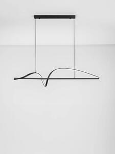 LED moderný luster Gemma Čierna