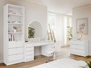 Mirjan24 Nábytok do študentskej izby Razimo VI, Farby: Biely velvet 5903211429071