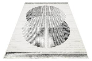 Kusový koberec PP Batala krémovočierný 80x150cm
