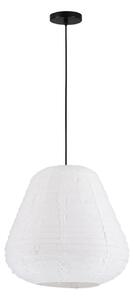 Led ľanový luster Linnet B 50cm – Biela