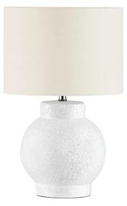 Moderná stolová lampa Zema Biela