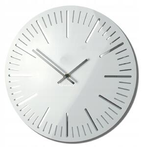 Dekorstudio Moderné nástenné hodiny TRIM biele