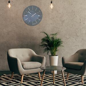 Dekorstudio Moderné nástenné hodiny TRIM sivé