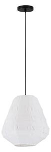 Led ľanový luster Linnet B 36cm – Biela