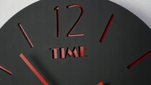 Dekorstudio Moderné nástenné hodiny SLIM čierne matné