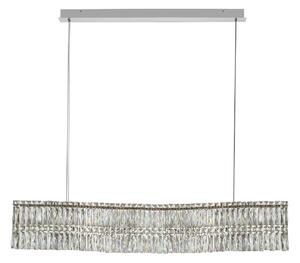 LED moderný luster Nuvia line Chromová