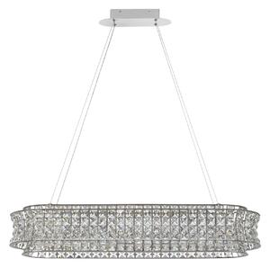 LED moderný luster Celysia 100 Chromová