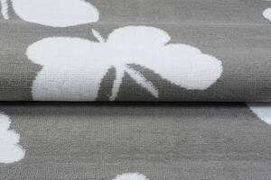 Dekorstudio Moderný koberec HOME art - motýle Rozmer koberca: 120x170cm
