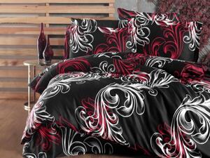 Brotex Obliečky Satén Exclusive Atlantis Red 140x220/70x90 cm