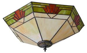 Endon 64284 - Stropné svietidlo Tiffany NEVADA 2xE27/60W/230V priemer 40 cm