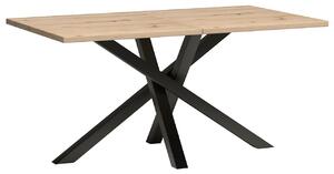Rozkladací jedálenský stôl Sigeren, Farby:: čierna + dub artisan Mirjan24 5903211198427
