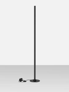 Dizajnová stojaca lampa Madoc Čierna