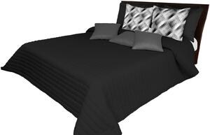 Dekorstudio Luxusný a moderný prehoz na posteľ NMG-03 čierny Rozmer prehozu (šírka x dĺžka): 260x240cm