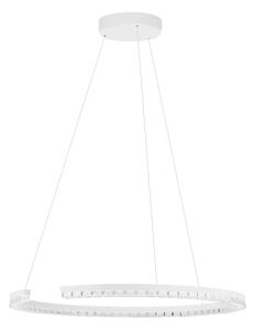 LED moderný luster Gleamy 65 Biela