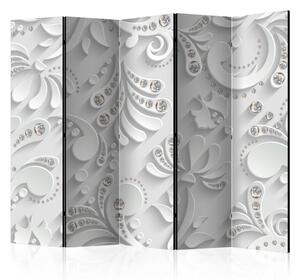 Artgeist Paraván - Flowers with Crystals [Room Dividers]