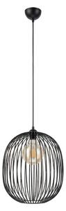 Luster na lanku DESTELLO 1xE27/15W/230V pr. 33 cm čierny