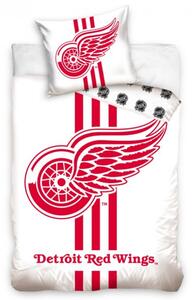 HOKEJOVÉ OBLIEČKY NHL DETROIT RED WINGS WHITE 140x200/70x90 cm
