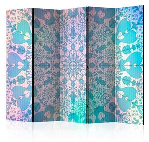Artgeist Paraván - Girly Mandala (Blue) [Room Dividers]