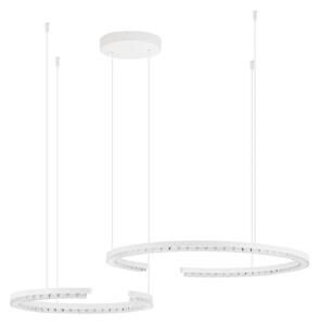 LED moderný luster Gleamy 2 Biela