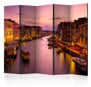 Artgeist Paraván - City of lovers, Venice by night [Room Dividers]
