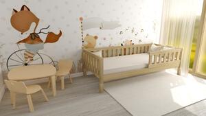 Posteľ Montessori Matylda 90x200 cm + rošt ZADARMO