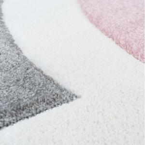 Dekorstudio Detský koberec BEAUTY sivý zajac Rozmer koberca: 80x150cm