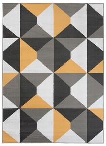 Dekorstudio Moderný koberec HOME art 2 - Žlté kosoštvorce Rozmer koberca: 80x150cm