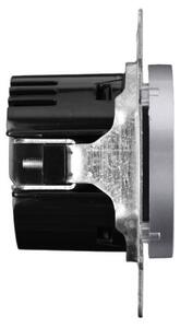Elhard Okrúhla zásuvka USB A+C Rondo 20W, strieborná RD2033S