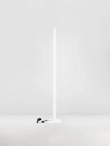 Dizajnová stojaca lampa Edel Biela