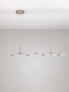 LED moderný luster Vea Zlatá B
