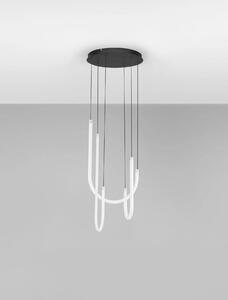 LED moderný luster Topaz 41 Čierna