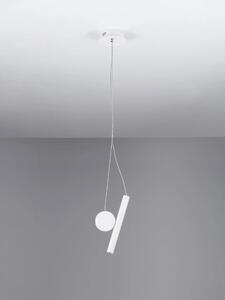 LED moderný luster Vero Biela