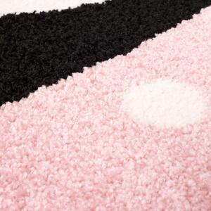Dekorstudio Moderný koberec BUBBLE - Ružový Tučniak Rozmer koberca: 140x200cm