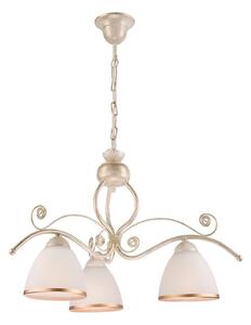 Brilagi - LED luster na reťazi ANTICO 3xE27/60W/230V 3000K biela patina