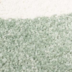 Dekorstudio Moderný koberec BUBBLE - Zelený Obláčik Rozmer koberca: 80x150cm
