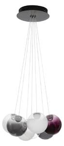 LED moderný luster Silenzio Mix 45 – Číra