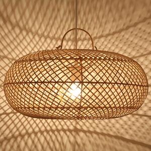 Ratanová lampa Esra stredná