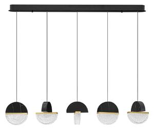 Dizajnový LED luster Dorin 30W C – Čierna